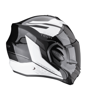 casque modulable Scorpion Exo-Tech Evo Animo noir blanc - degriffbike.ch