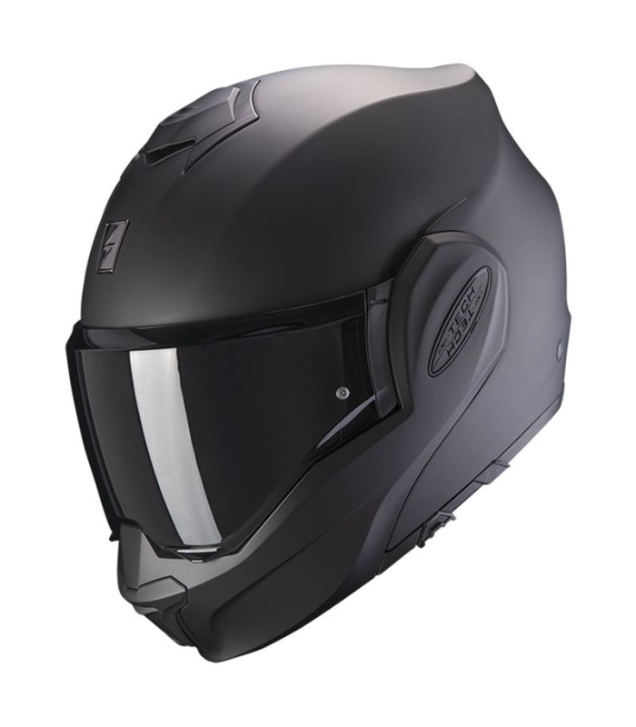 casque modulable Scorpion Exo-Tech Evo Uni noir mat - degriffbike.ch