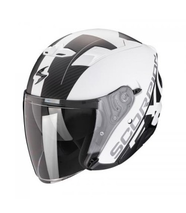 Casque Jet SCORPION EXO-230 QR Blanc mat-Noir (ECE22-06)