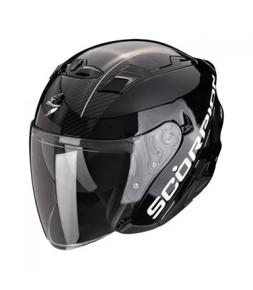 Casque Jet SCORPION EXO-230 QR Noir-Argent (ECE22-06)