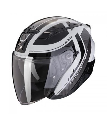 Casque Jet SCORPION EXO-230 PUL Noir-Gris-Blanc (ECE22-06)