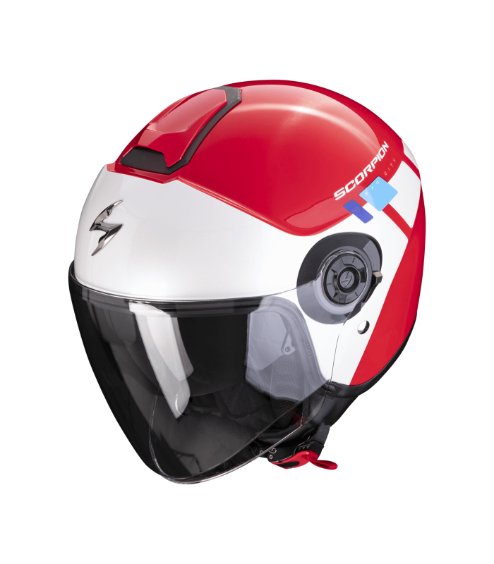 casque jet scorpion exo-city II mall rouge blanc - degriffbike.ch