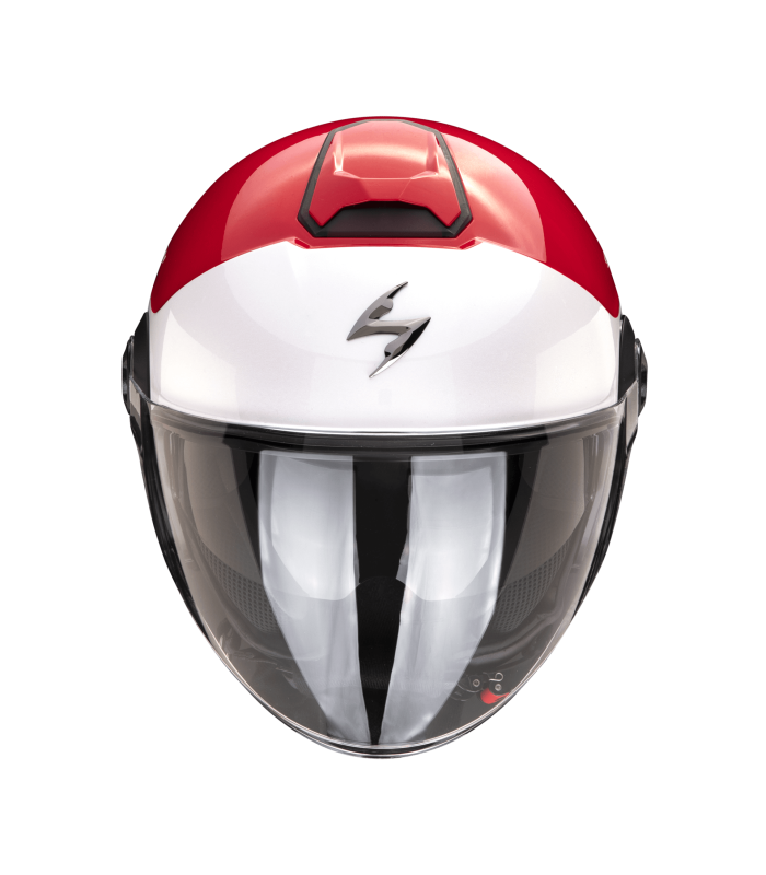 casque jet scorpion exo-city II mall rouge blanc - degriffbike.ch