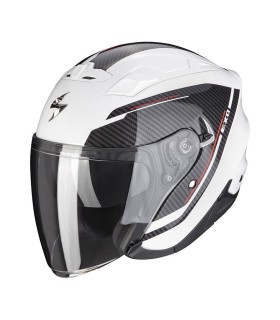 Scorpion Exo-230 Fenix ​​Jet Motorradhelm Pearly White Black - degriffbike.ch