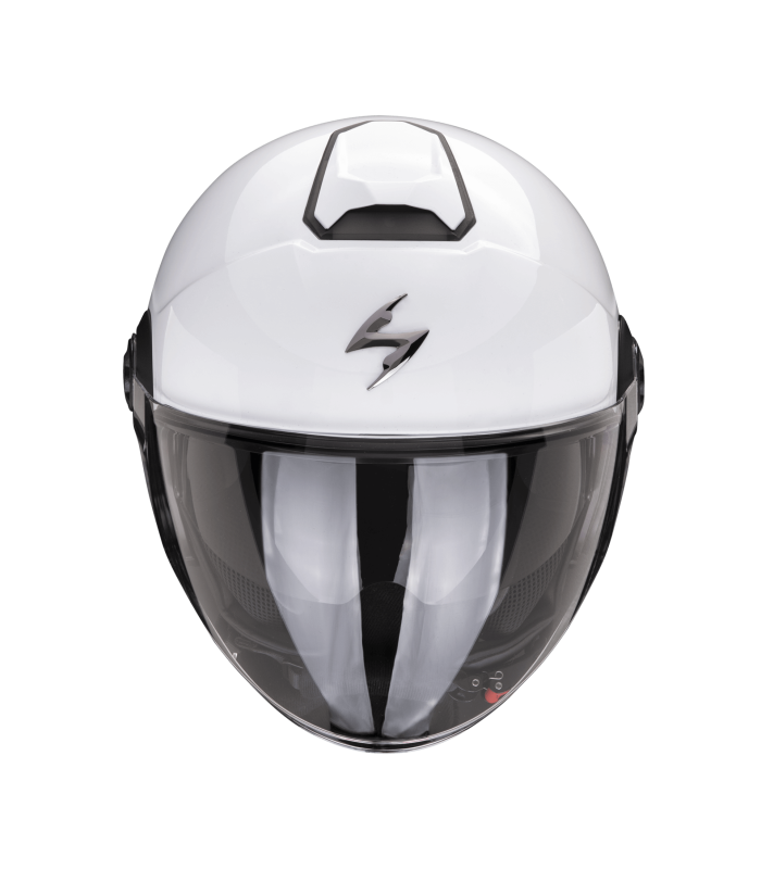 casque jet scorpion exo-city II bee blanc vert or -degriffbike.ch