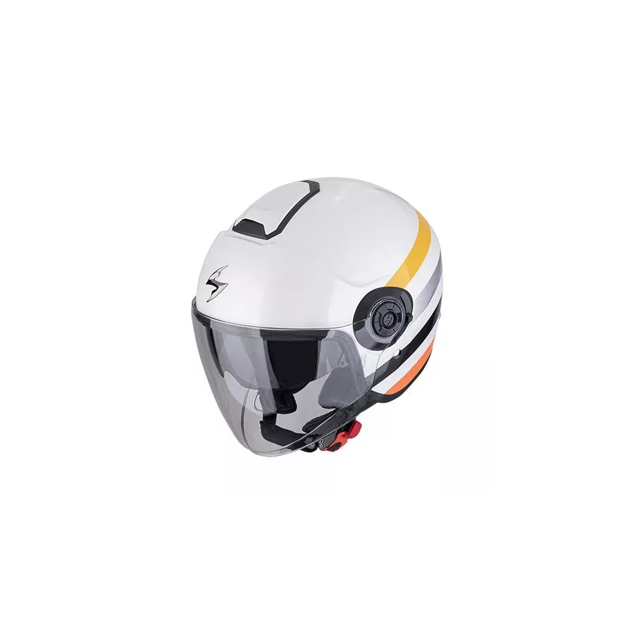 casque jet scorpion exo-city II bee noir blanc -degriffbike.ch