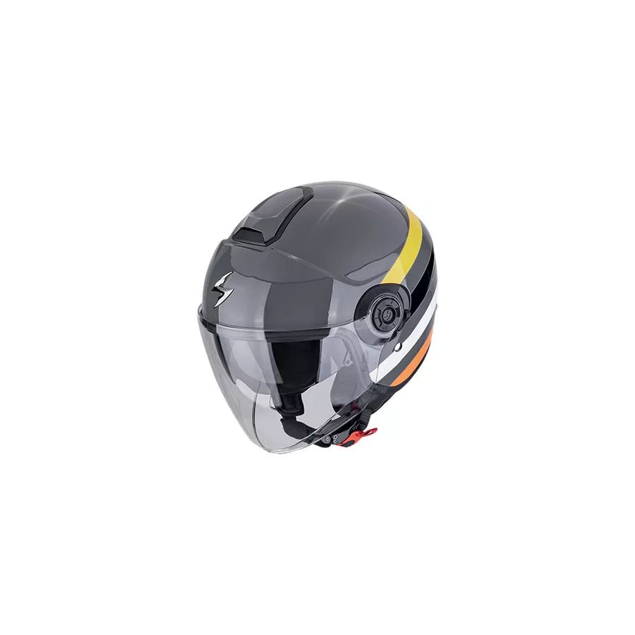 casque jet scorpion exo-city II bee noir blanc -degriffbike.ch