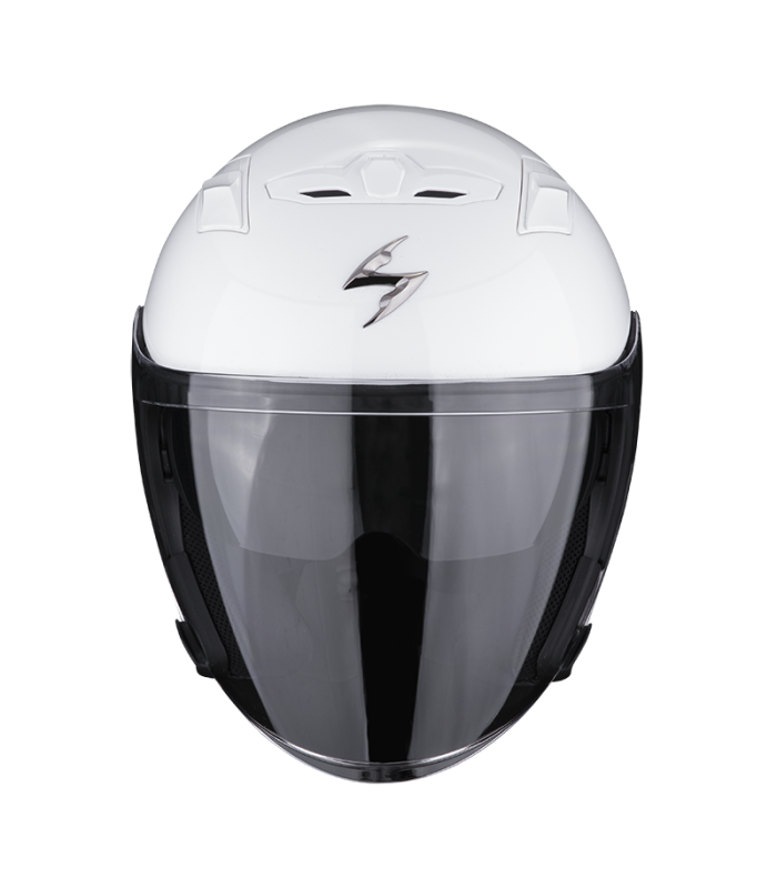 casque moto jet Scorpion Exo-230 Uni blanc - degriffbike.ch