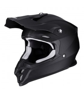 casque moto tout-terrain Scorpion VX-16 Air Uni noir mat - degriffbike.ch