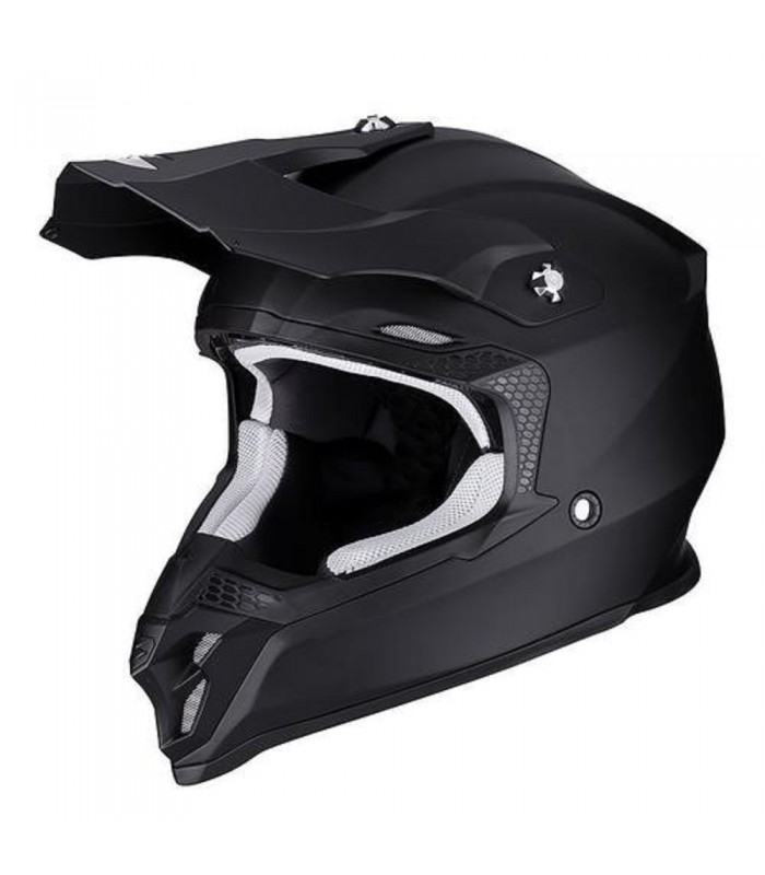 Geländemotorradhelm Scorpion VX-16 Air Uni schwarz matt - degriffbike.ch