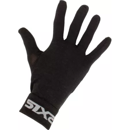 Sous gants SIX2 GLX MERINOS Noir