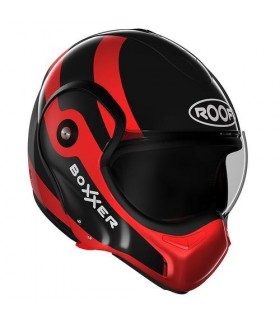 casque modulable roof boxxer fuzo noir rouge - degriffbike.ch