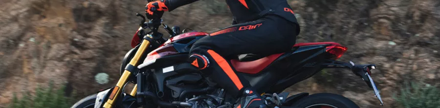 Herren-Motorradhose aus Leder für besseren Schutz auf dem Motorrad